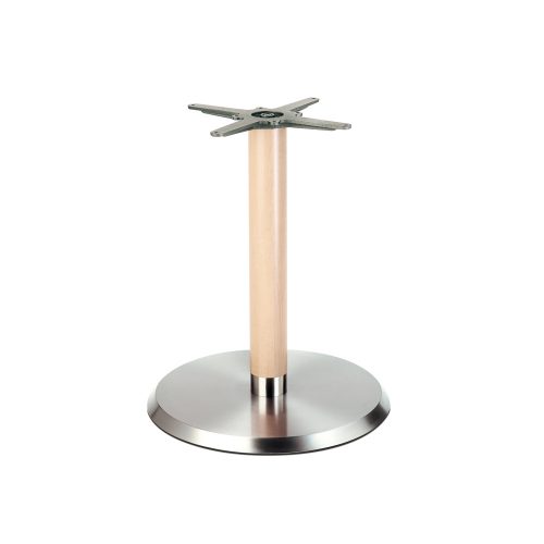 Nova Interiors Linea Table Base 4391/FX (Brushed Stainless Steel)