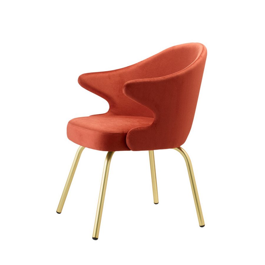 Nova Interiors You Armchair 2807 Brass