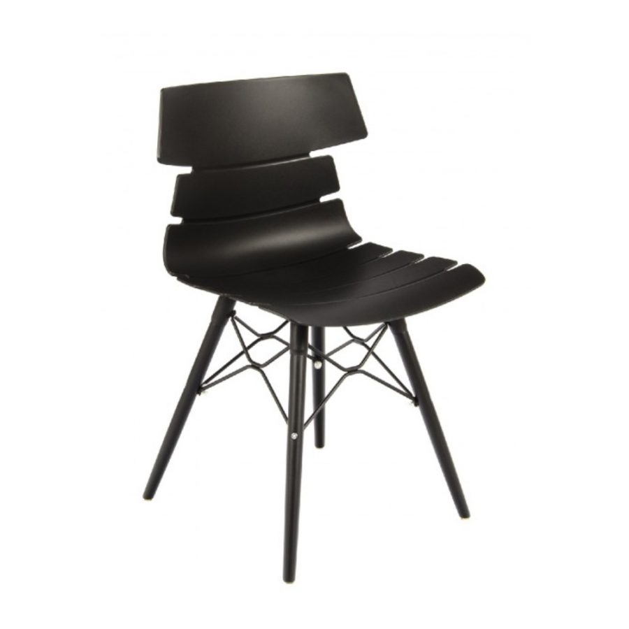 Nova Interiors Hoxton Side Chair K Frame Black 360024